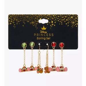 Disney Cinderella Jaq & Gus Gus Earring Set | NEW